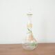 Legras (Fin XIXe siècle) carafe à liqueur en verre émaillé à décor de fleur