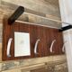 Vintage 70s cloakroom coat rack