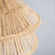 Suspension ou luminaire en rotin en forme de lanterne asiatique