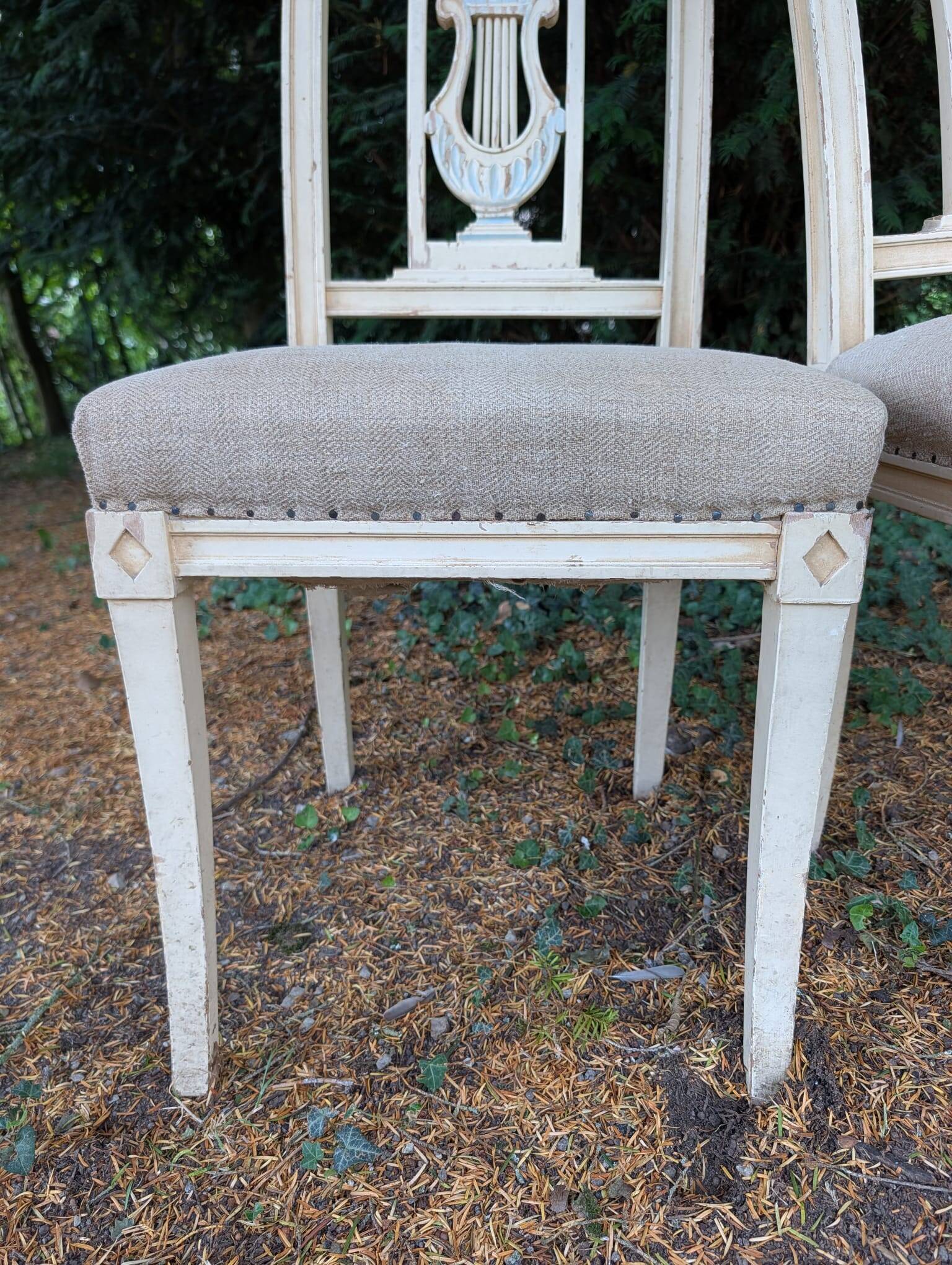 Lot 4 chaises directoire