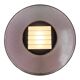 Postmodern wall lamp or ceiling lamp in metal and silver glass, 1980