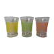 3 granite glasses