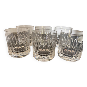 6 Verre à whisky cristal - saint