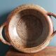 Vegetable dish soup tureen in Puisaye stoneware signed Jean-Pierre Prud’homme.