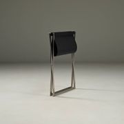 Folding stool PK91 by Poul Kjærholm for Fritz Hansen, 1960s Denmark.