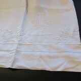 Old ap monogrammed white wire sheet