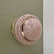 Vintage art deco globe wall or ceiling light in pink and gold Clichy glass