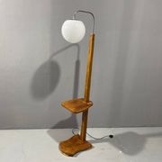 Lampe de sol art déco, années 1930, Tchécoslovaquie