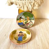 Decorative terracotta plates, Brittany