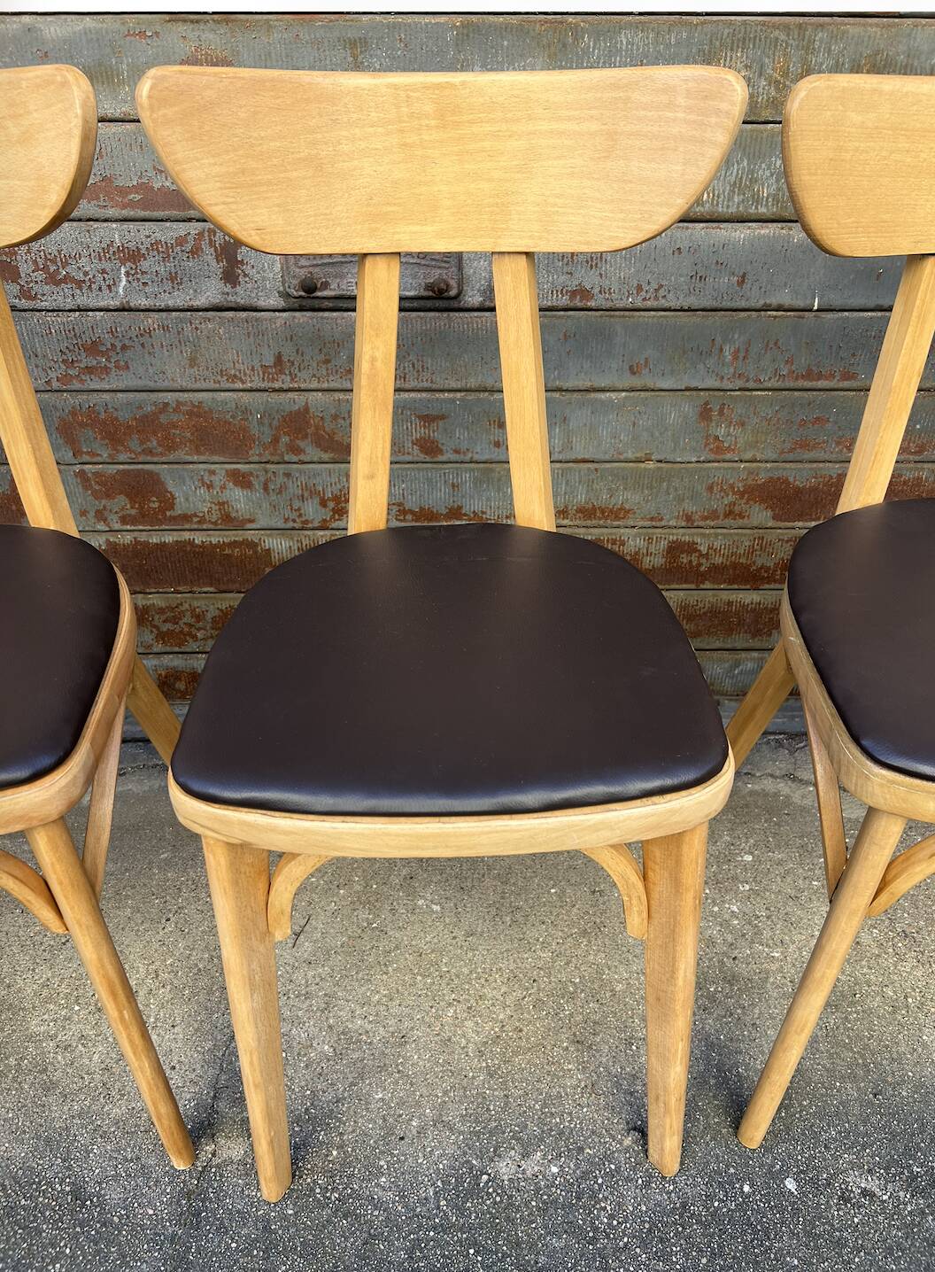 6 chairs model Banane stamped Lutherma 5 chairs model Banane stamped