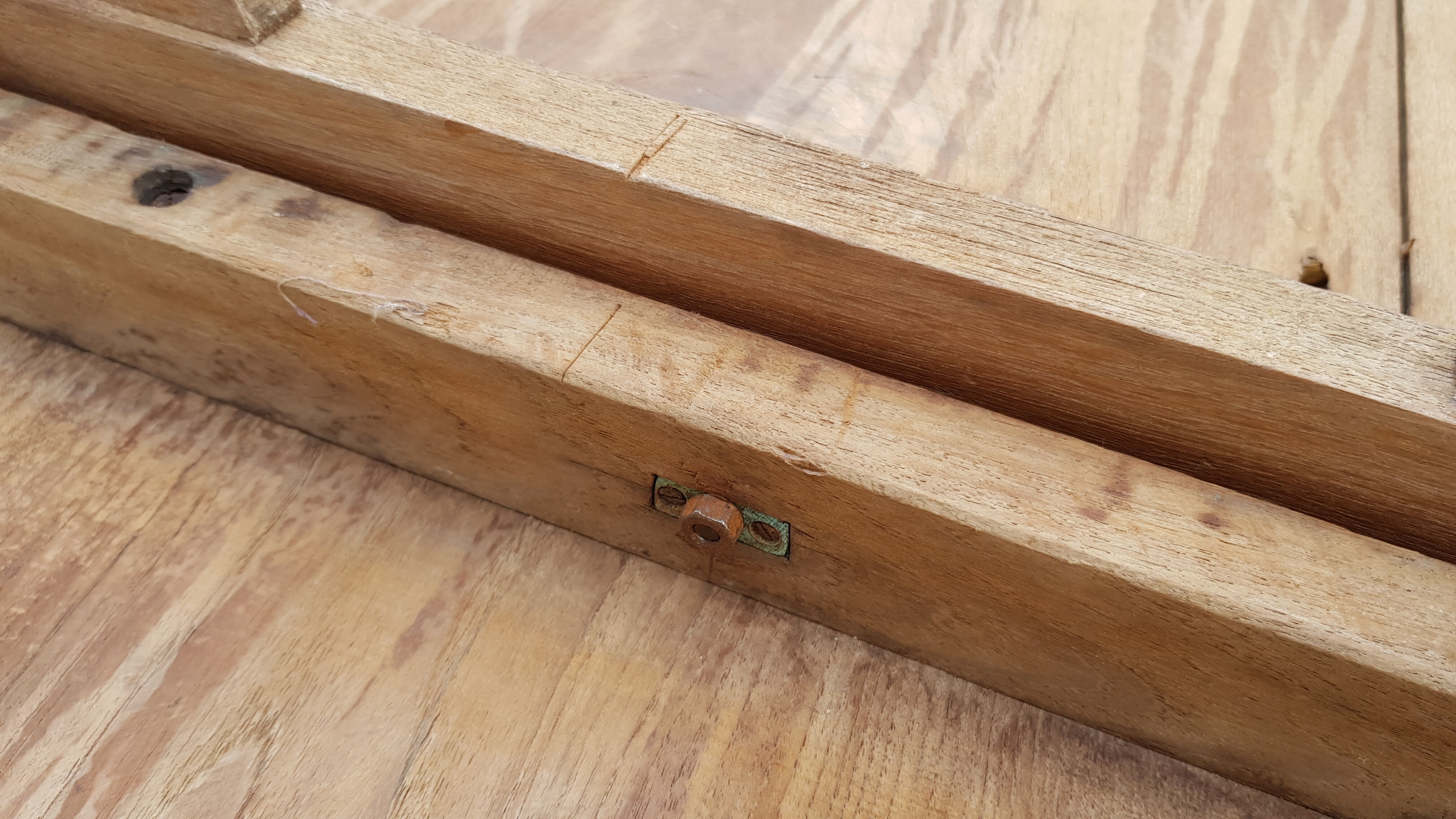 Old Burmese teak dining table