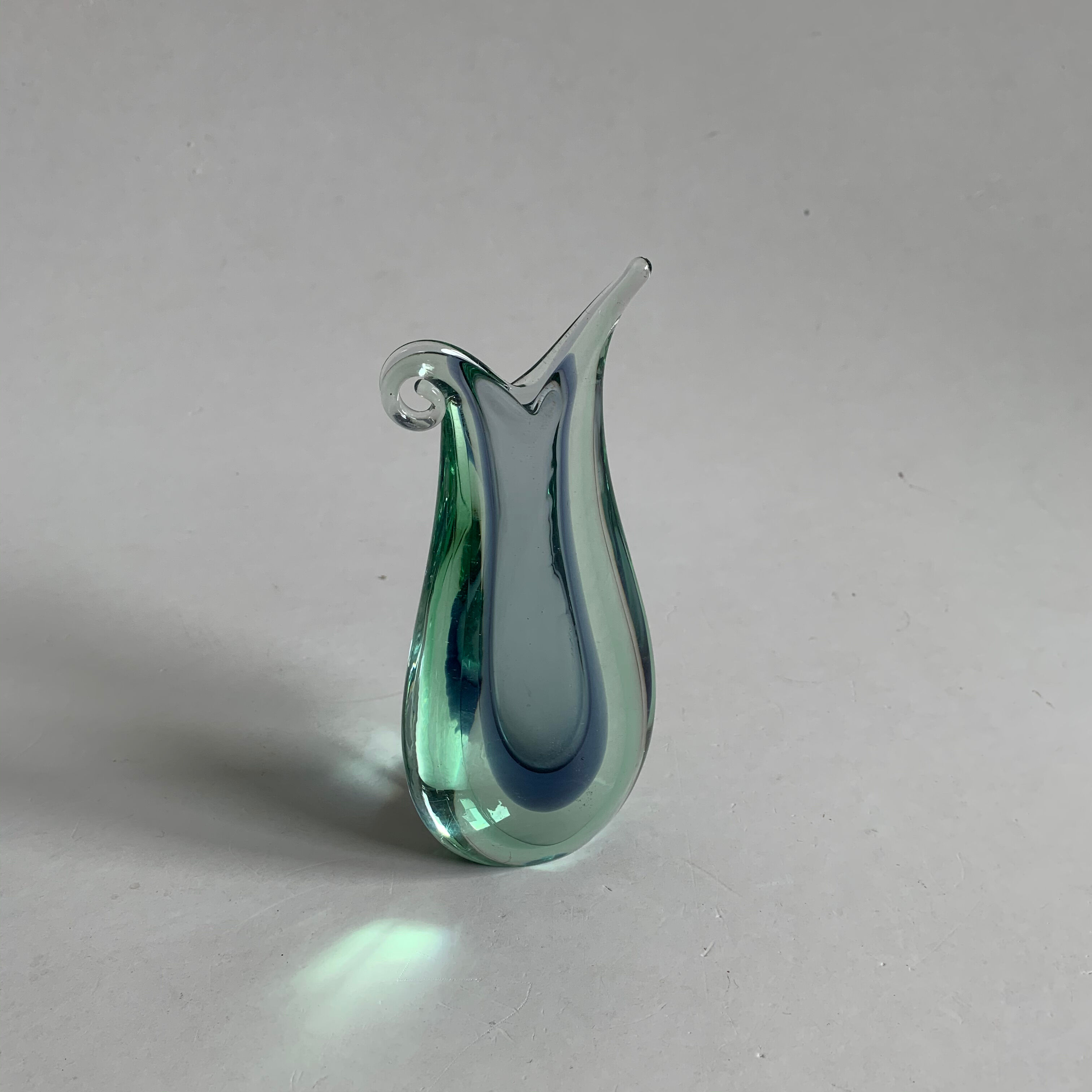 Sommerso Murano vase, 1960s
