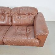 DS101 2-Seater Sofa in Leather from de Sede, 1970s