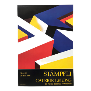 Affiche originale de peter stämpfli,