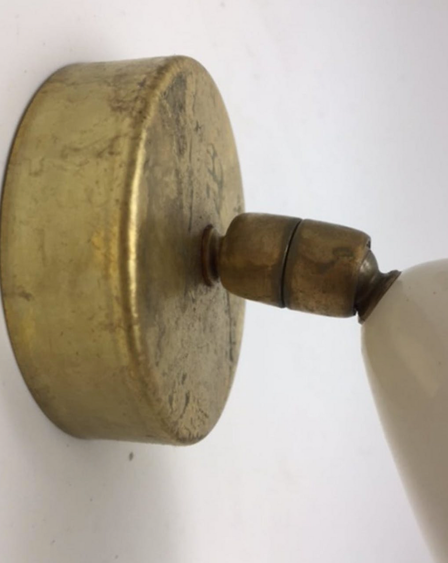 White italian fanal wall lamp