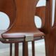 6 chaises de salle à manger Pozzi 1960s, Augusto Savini