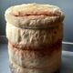 Cylindrical storage pouffe in faux fur 1970