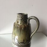 Stoneware Vase Pitcher Vintage Signed Danish