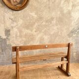 Banc école en chêne
