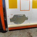 vintage orange bread hutch 70s