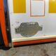 vintage orange bread hutch 70s