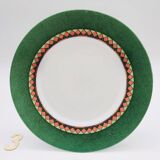 6 “Arcopal” dessert plates with art deco motifs