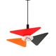 A colourful postmodern pendant light, 1990s.