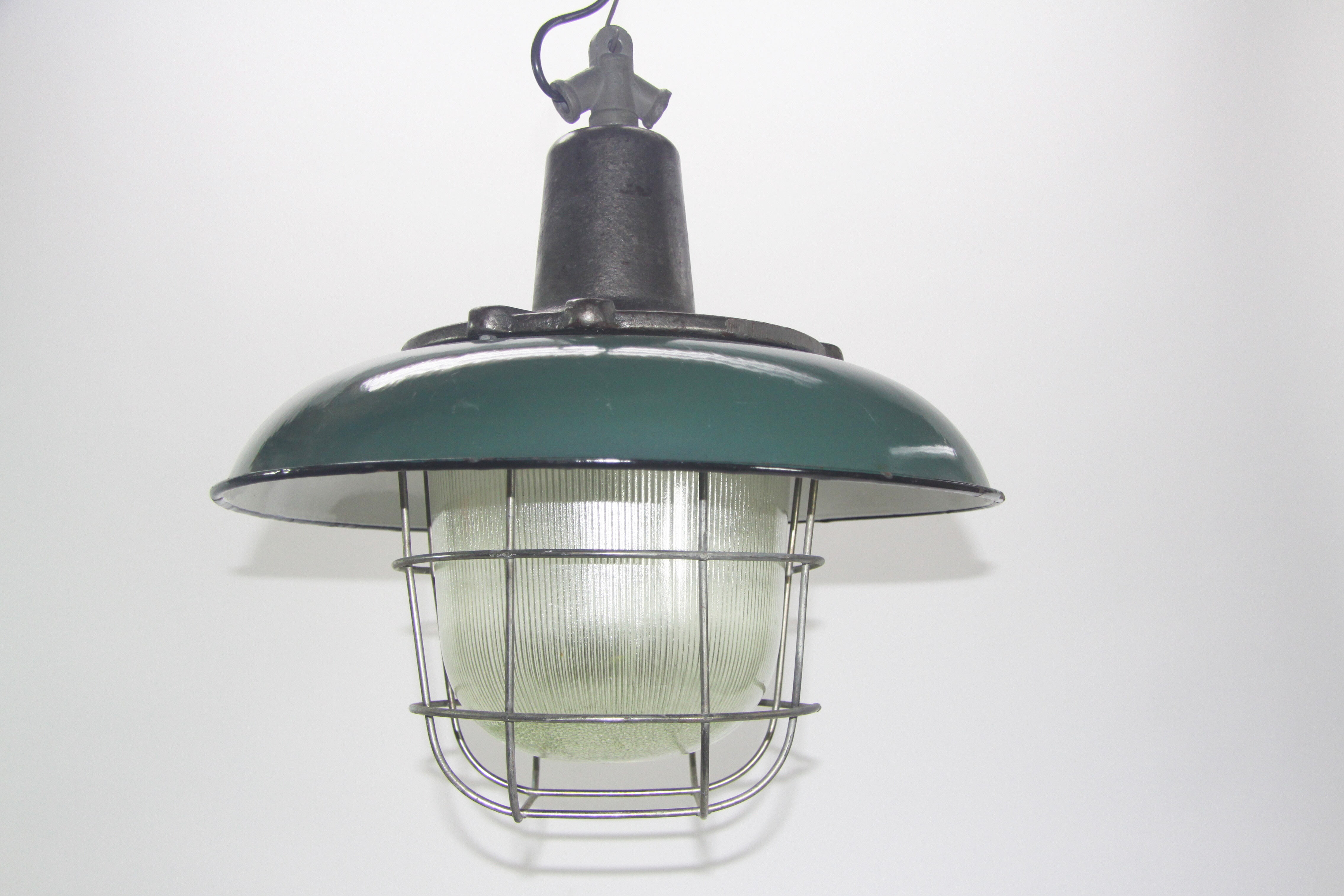 Enameled industrial lamp , 1950