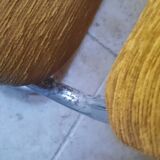 Lot de 4 chaises tubulaire chromé vintage