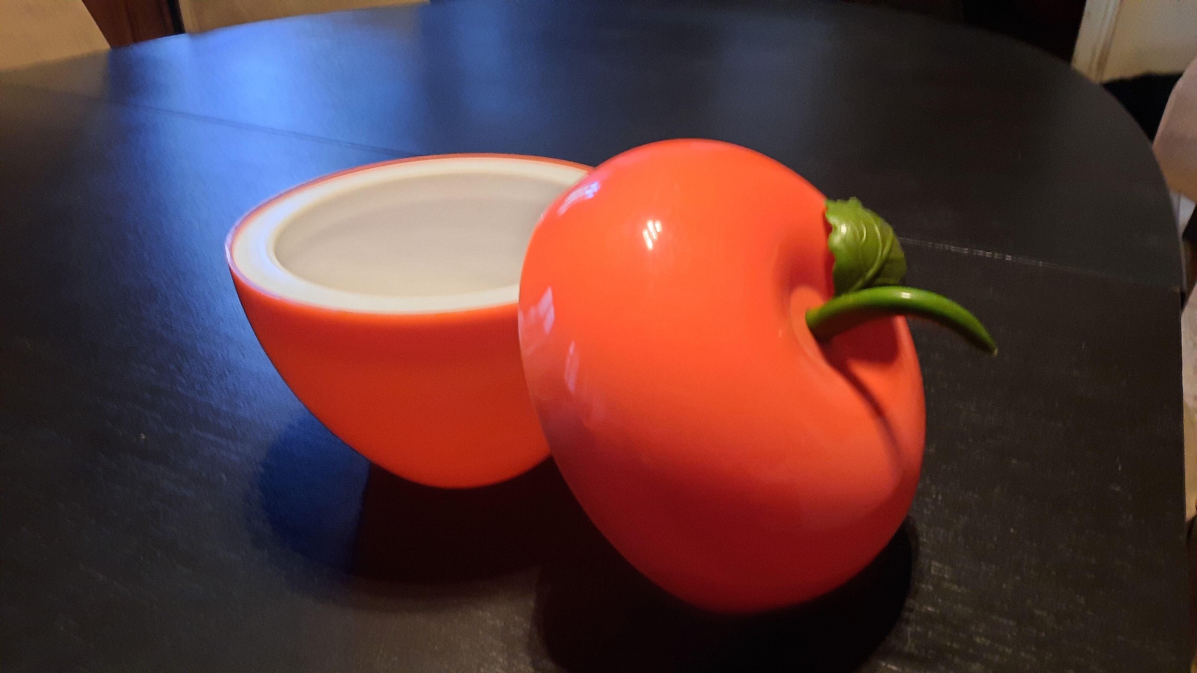 Orange apple ice bucket