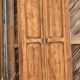 Vintage Parisian wardrobe in raw solid wood