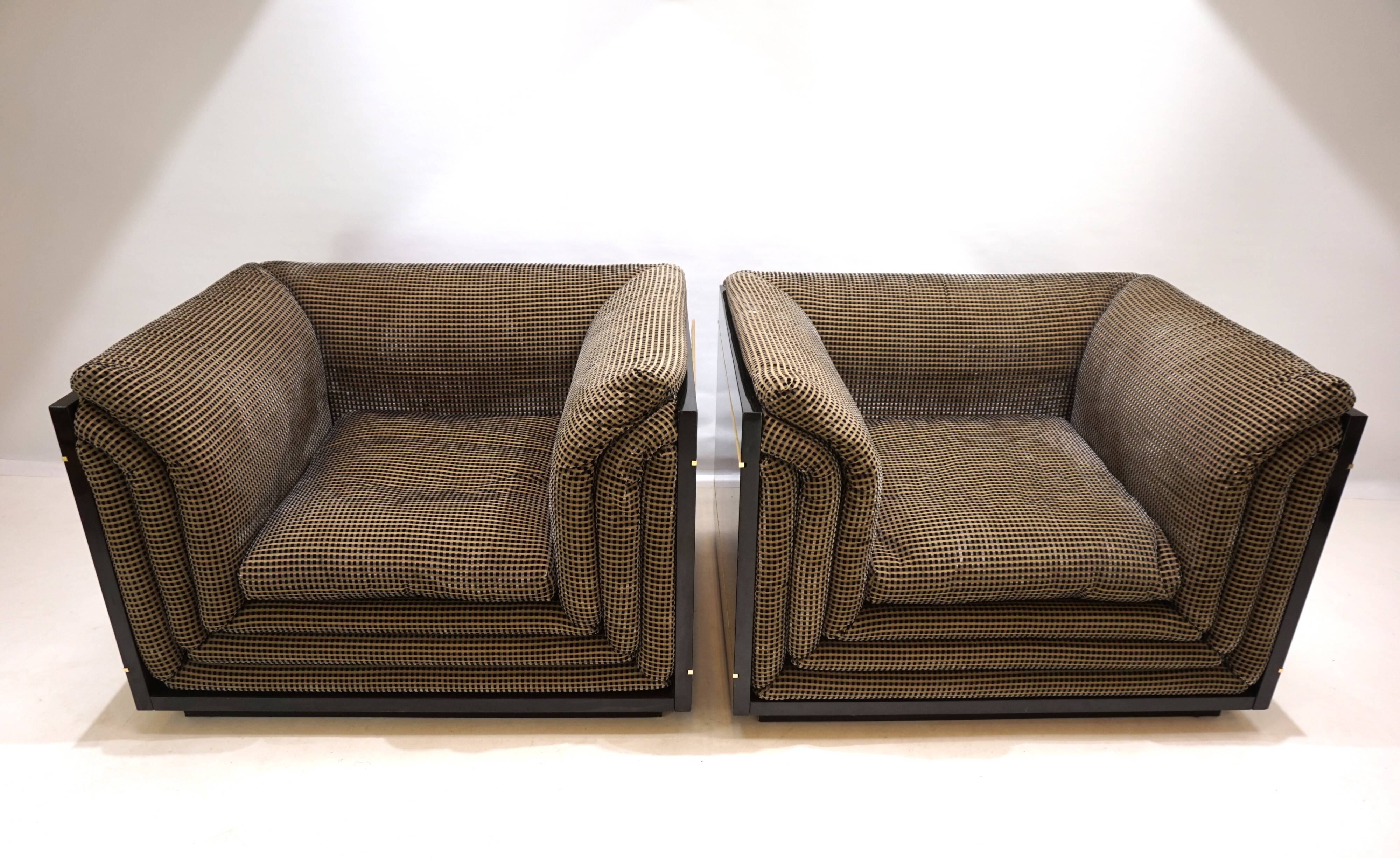 Ensemble de 2 chaises longues attribuées à Pierre Cardin, 1970