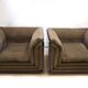Ensemble de 2 chaises longues attribuées à Pierre Cardin, 1970