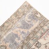 3x10 Rug For Hallway Pale Red Oriental Vintage Runner Rug 91x315Cm