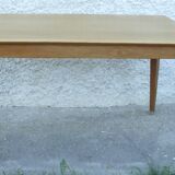 Dining room table with vintage compass legs 1950