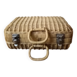 Wicker suitcase