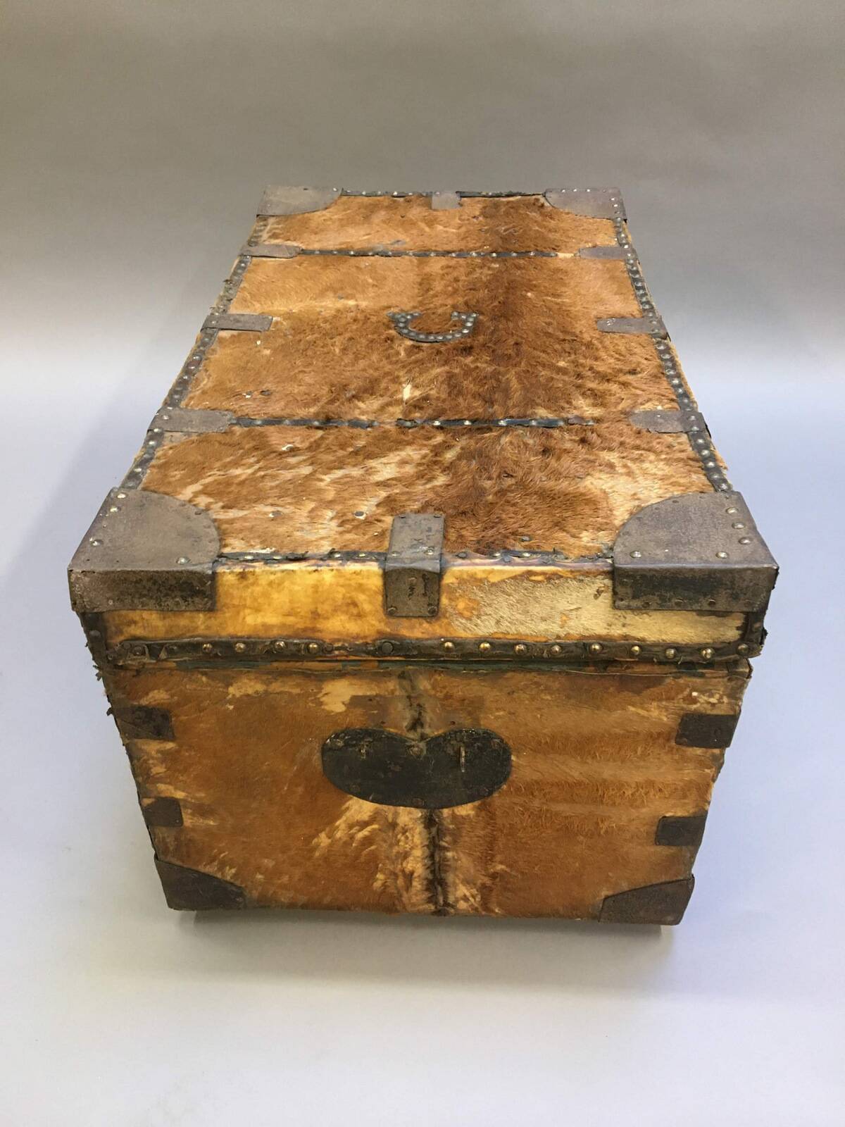 19th Century Studded Trunk
