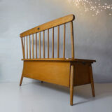 Old wooden bench for children