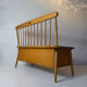 Old wooden bench for children