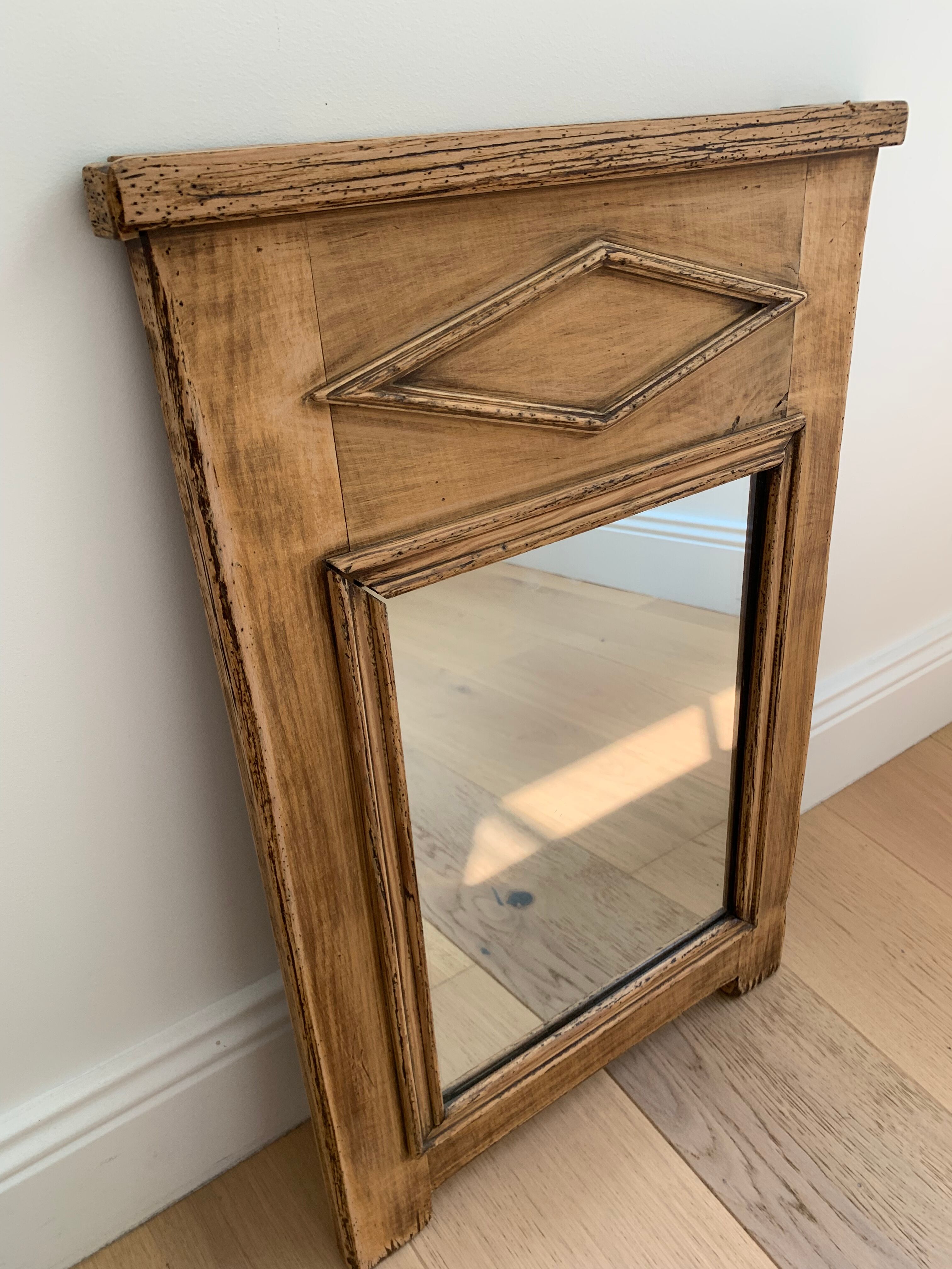 Vintage solid wood mirror