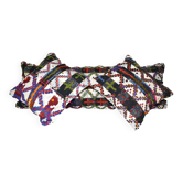 Set of 3 vintage kilim cushion covers 41x41 cm