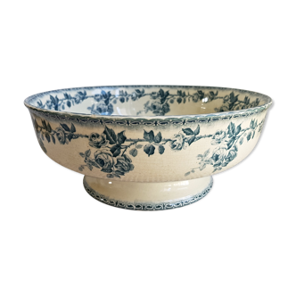 Choisy le Roi Boulenger et Cie Terre de Fer old bowl with floral décor