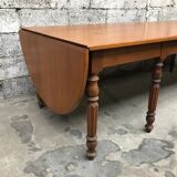 Former large oak farm table early 20th vintage
