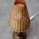 Vintage Italian Wicker Table Lamp