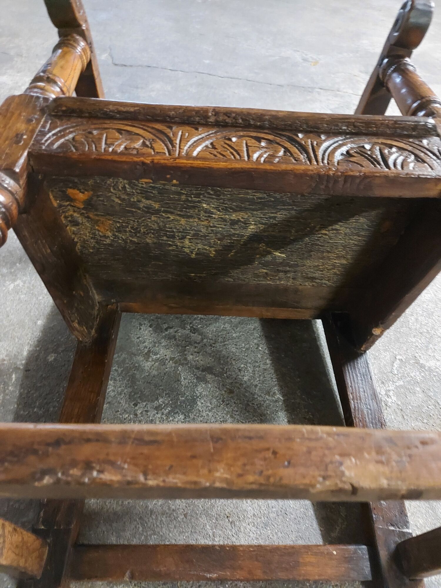 English armchair, epoque XVll