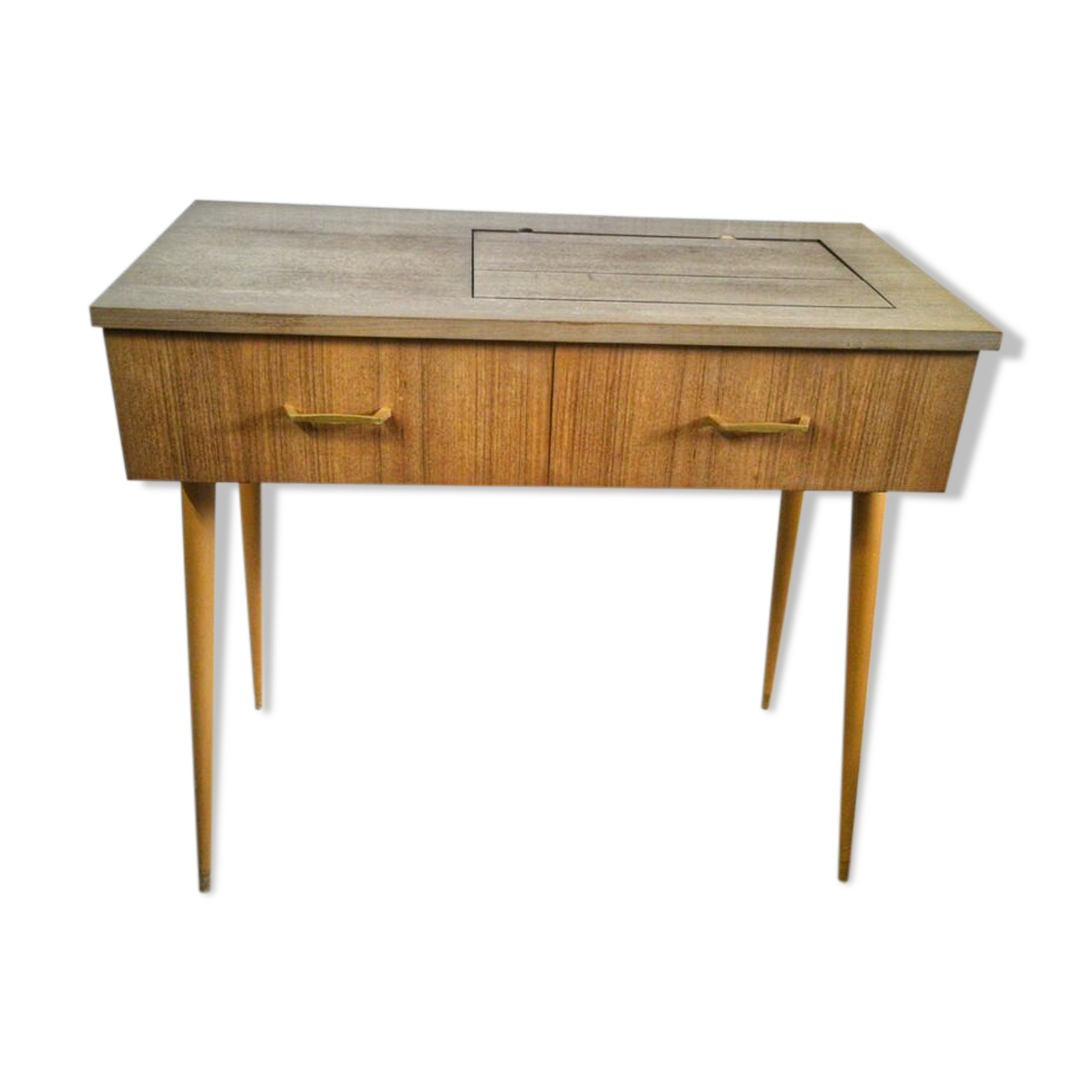 Vintage sewing machine console