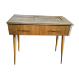 Vintage sewing machine console