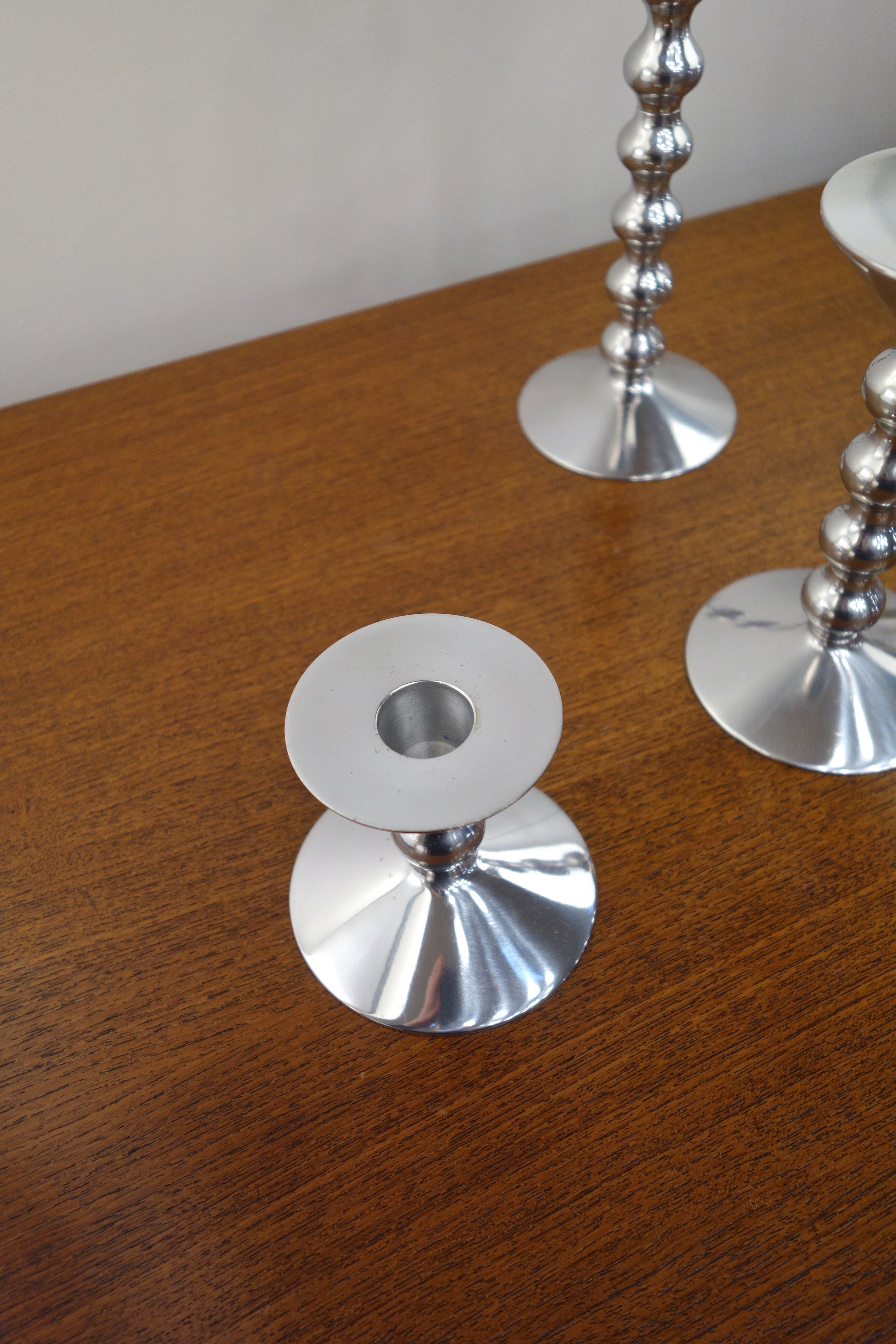 Set of 3 candle holders by Alessandro Mendini for Alessi, Italy 2002