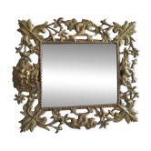 Miroir en bronze ancien vintage