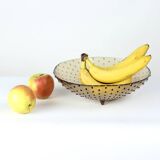 Bol Vintage en Verre à Clous en Forme de Larme, 1970s